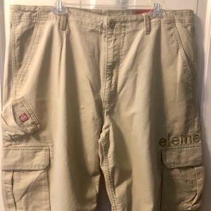Mens❤️ELEMENT❤️Khaki Shorts Size 40